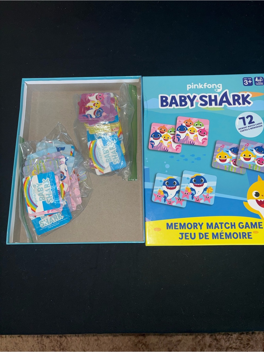 Pinkfong Baby Shark Memory Match Game - Blue & Pink